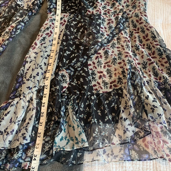 NWT Devlin dress with sheer bell-sleeves - Picture 6 of 8